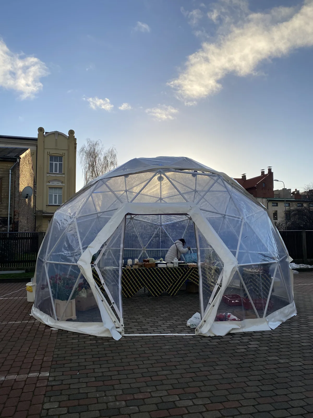 Kupola telts, dia - 6m TL03 — noma Liepājā
